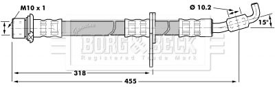 BORG & BECK Тормозной шланг BBH7239